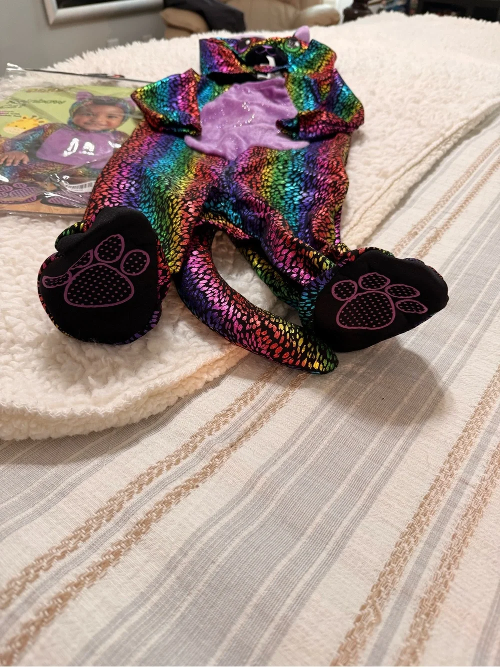 Spirit Rainbow Cat Halloween Costume Sz 0-6mo